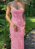 Bohemian Ruffled Small Floral Print dress